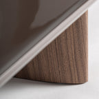 Mesa de centro Kuftein — Madera dm chocolate brillo