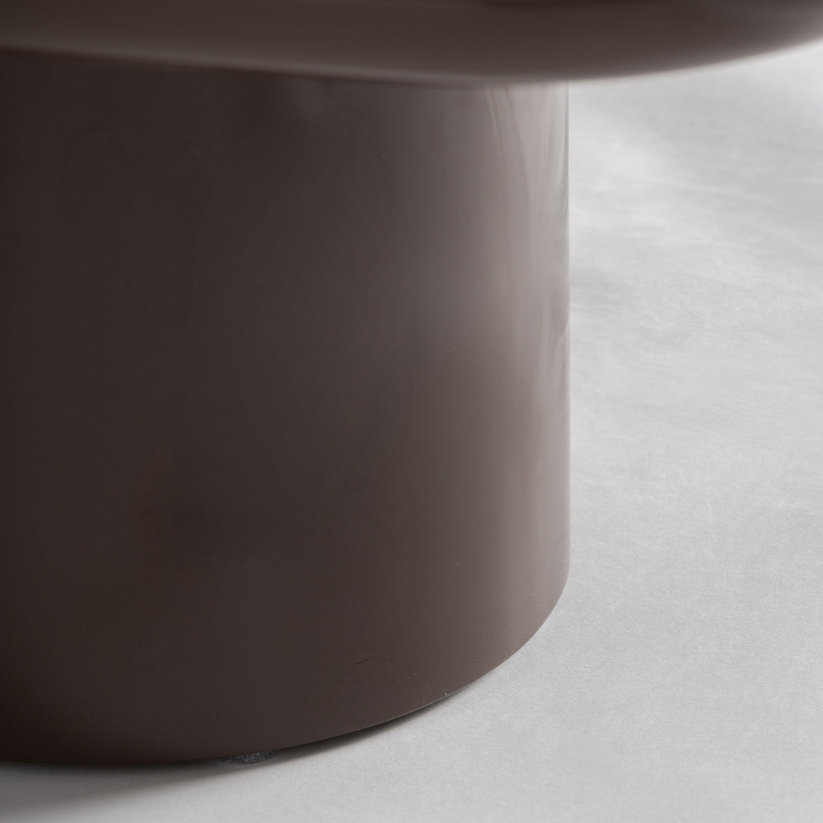 Mesa de centro Kuftein — Madera dm chocolate brillo