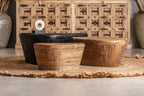 Mesa de centro Lestans — Madera de teca negra