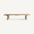 Mesa de centro Lewes — Madera de acacia marrón claro