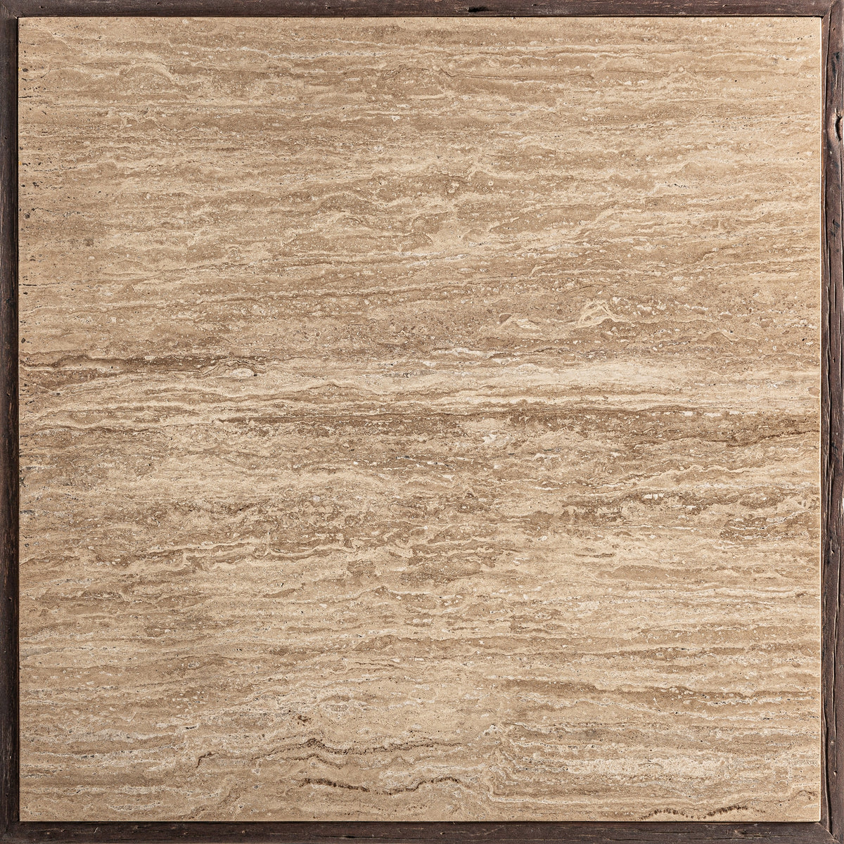 Mesa de centro Merkem — Madera recuperada marrón envejecido