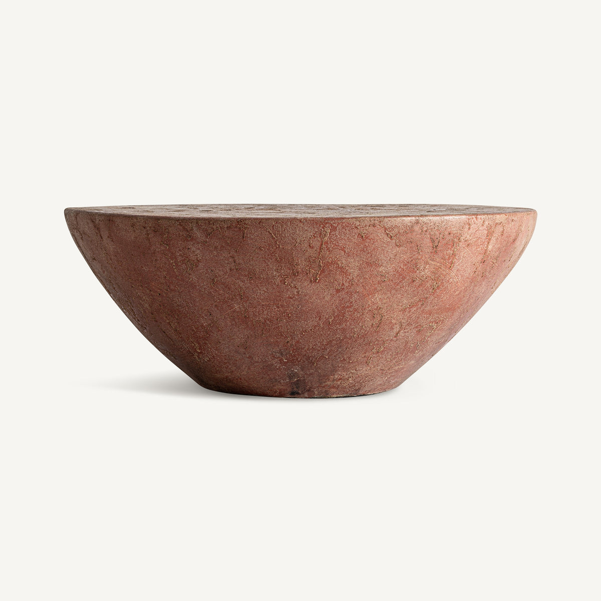 Mesa de centro Nashae — Cemento terracota envejecido
