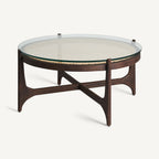 Mesa de centro Nossen — Madera de mango marrón