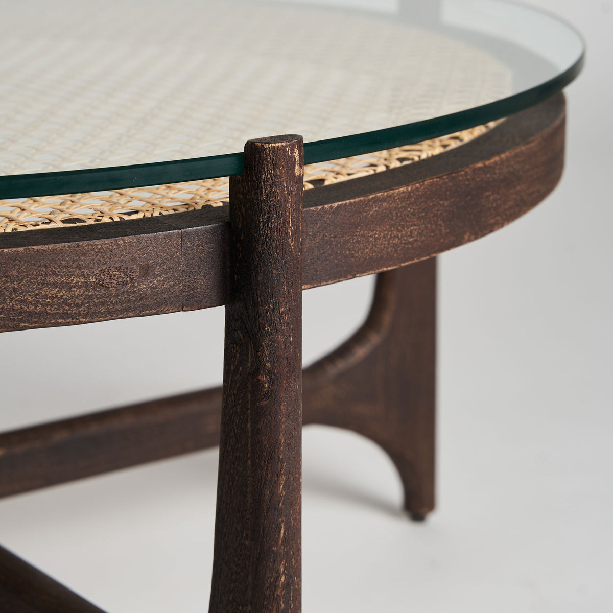 Mesa de centro Nossen — Madera de mango marrón