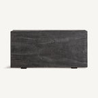 Mesa de centro Oaple — Madera suar negro envejecido