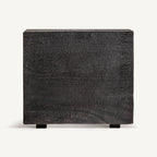Mesa de centro Oaple — Madera suar negro envejecido