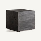 Mesa de centro Oaple — Madera suar negro envejecido