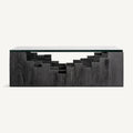 Mesa de centro Pètria — Madera de mango negro arenado