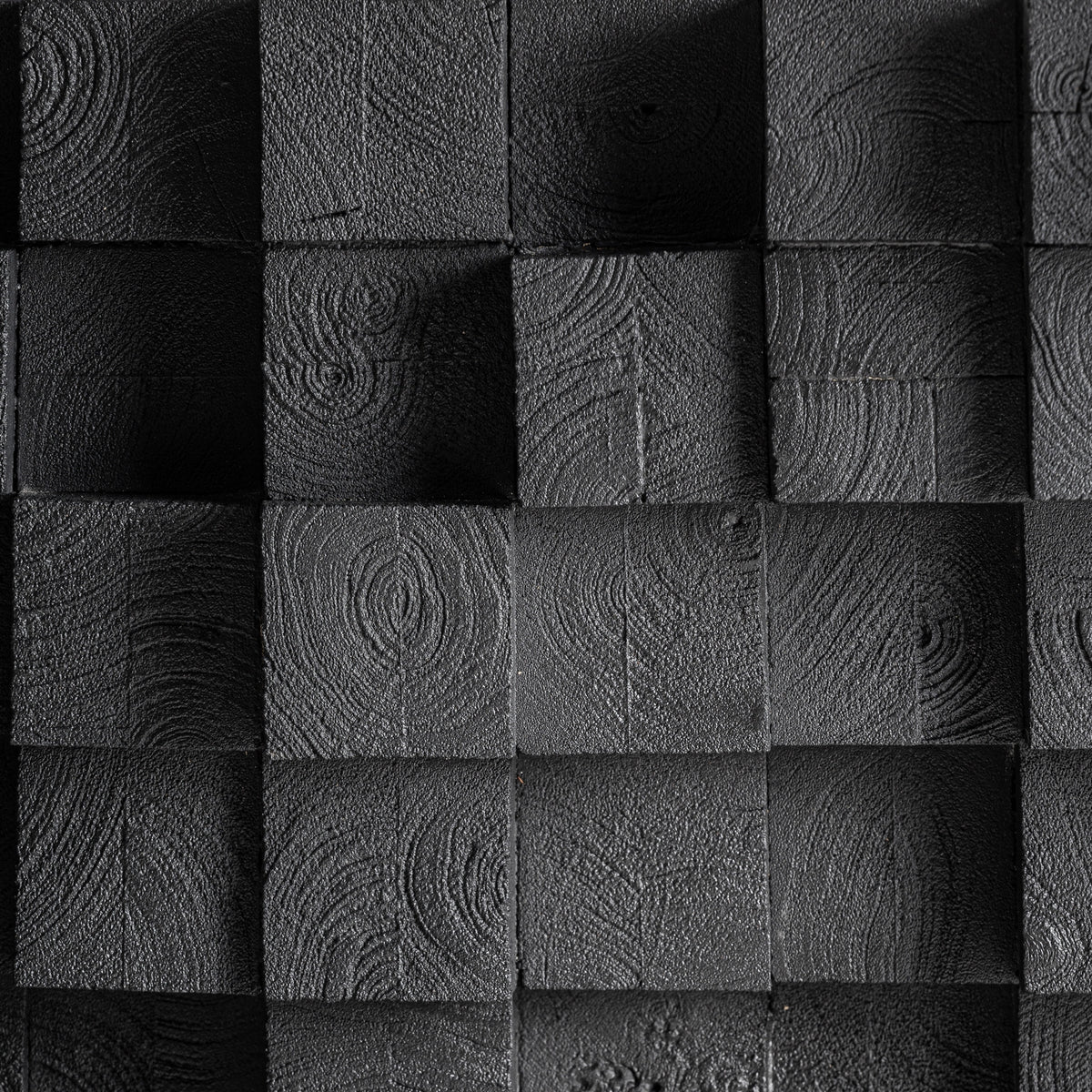 Mesa de centro Pètria — Madera de mango negro arenado