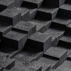 Mesa de centro Pètria — Madera de mango negro arenado