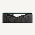 Mesa de centro Pètria — Madera de mango negro arenado