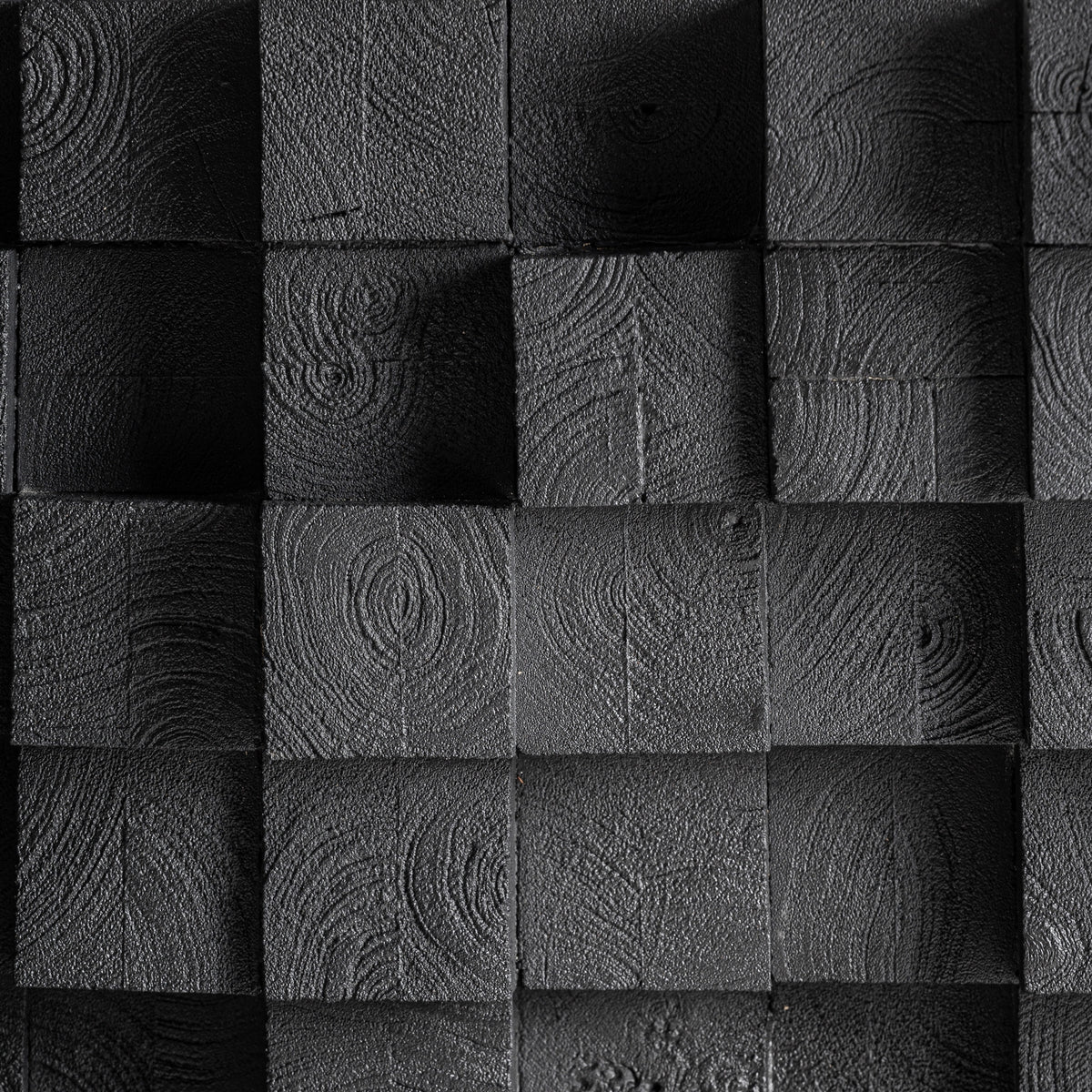Mesa de centro Pètria — Madera de mango negro arenado