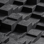 Mesa de centro Pètria — Madera de mango negro arenado
