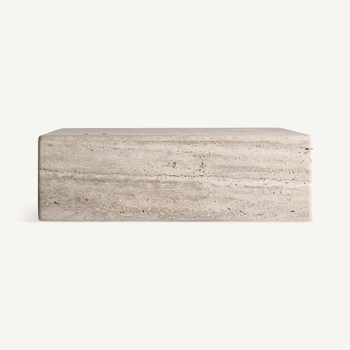 Mesa de centro Rapolano — Travertino beige