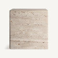 Mesa de centro Rapolano — Travertino beige mate
