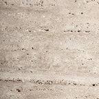 Mesa de centro Rapolano — Travertino beige mate