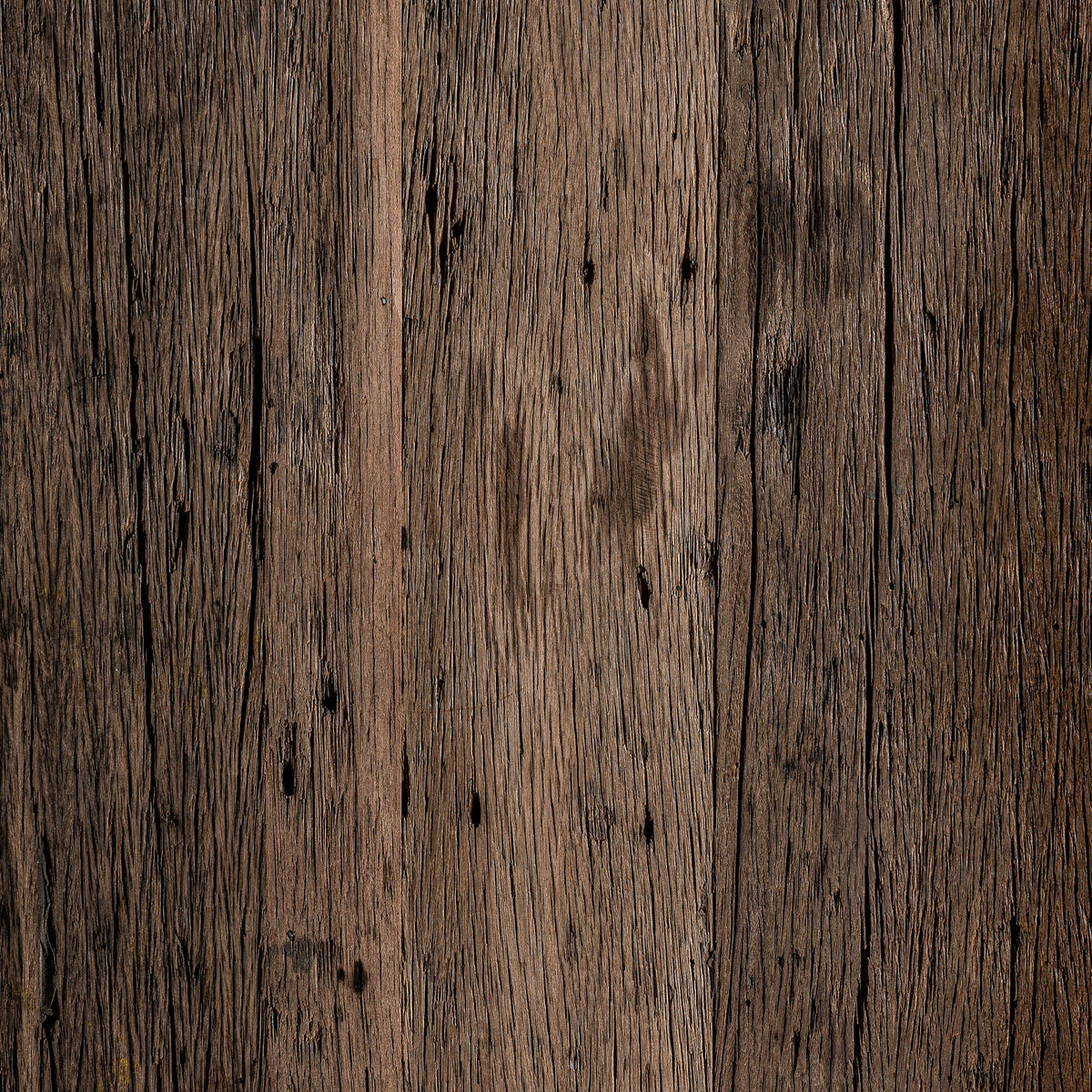 Mesa de centro Samsun — Madera de pino reciclado marrón envejecido