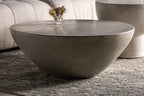 Mesa de centro Telfs — Cemento gris