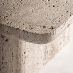 Mesa de centro Theuville — Travertino beige