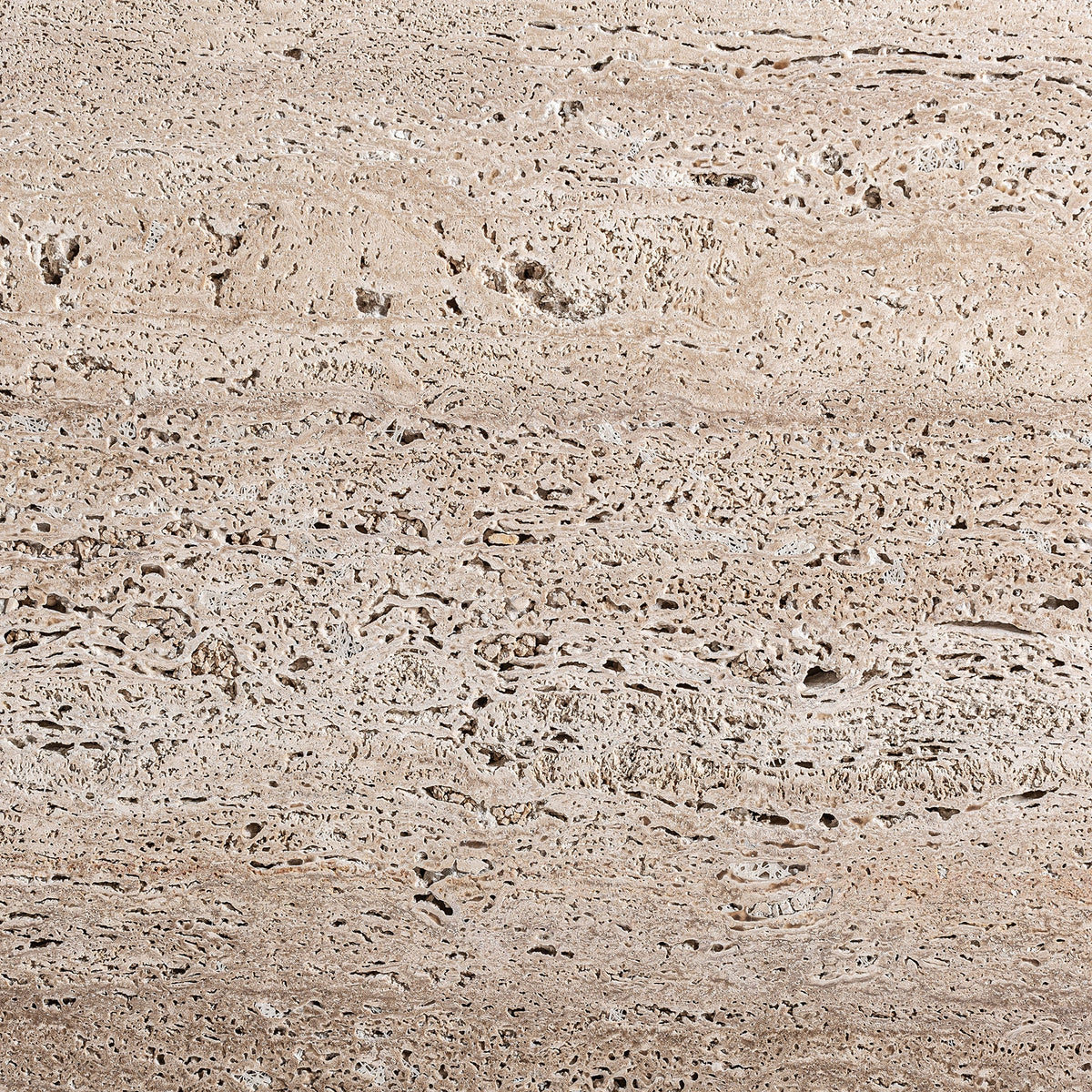 Mesa de centro Theuville — Travertino beige mate