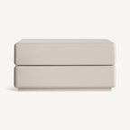Mesa de centro Whiel — Madera dm blanco roto