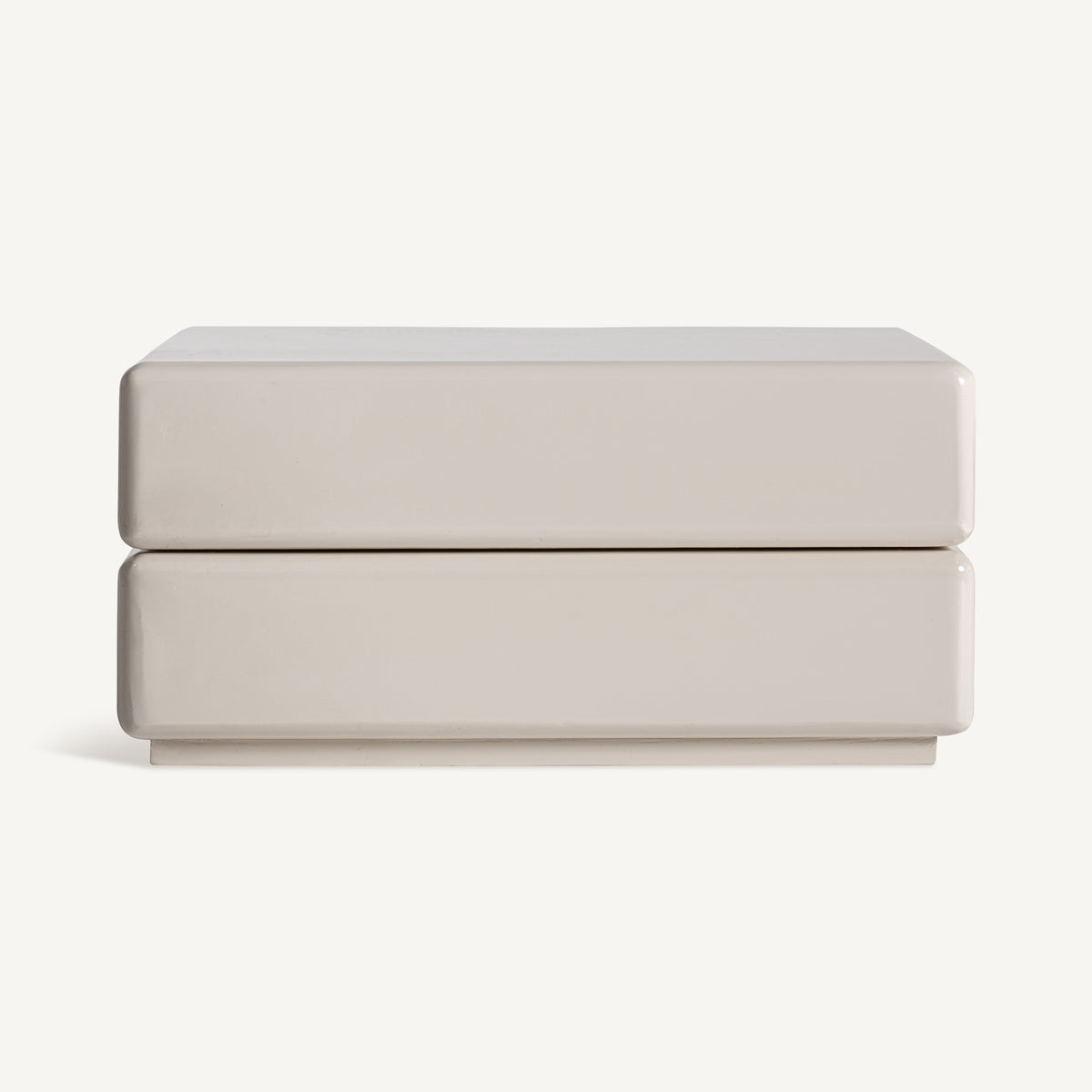 Mesa de centro Whiel — Madera dm blanco roto