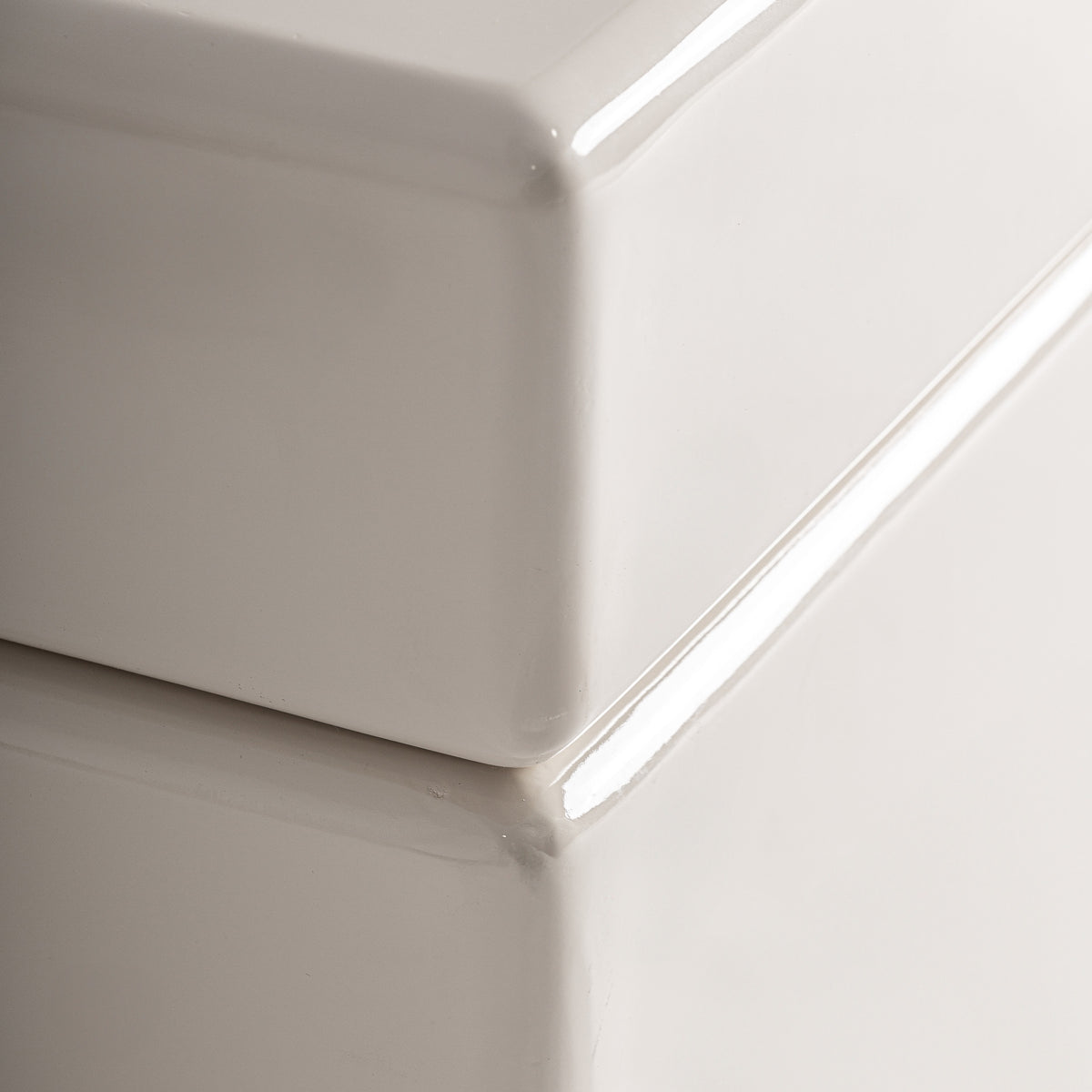 Mesa de centro Whiel — Madera dm blanco roto