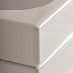 Mesa de centro Whiel — Madera dm crema