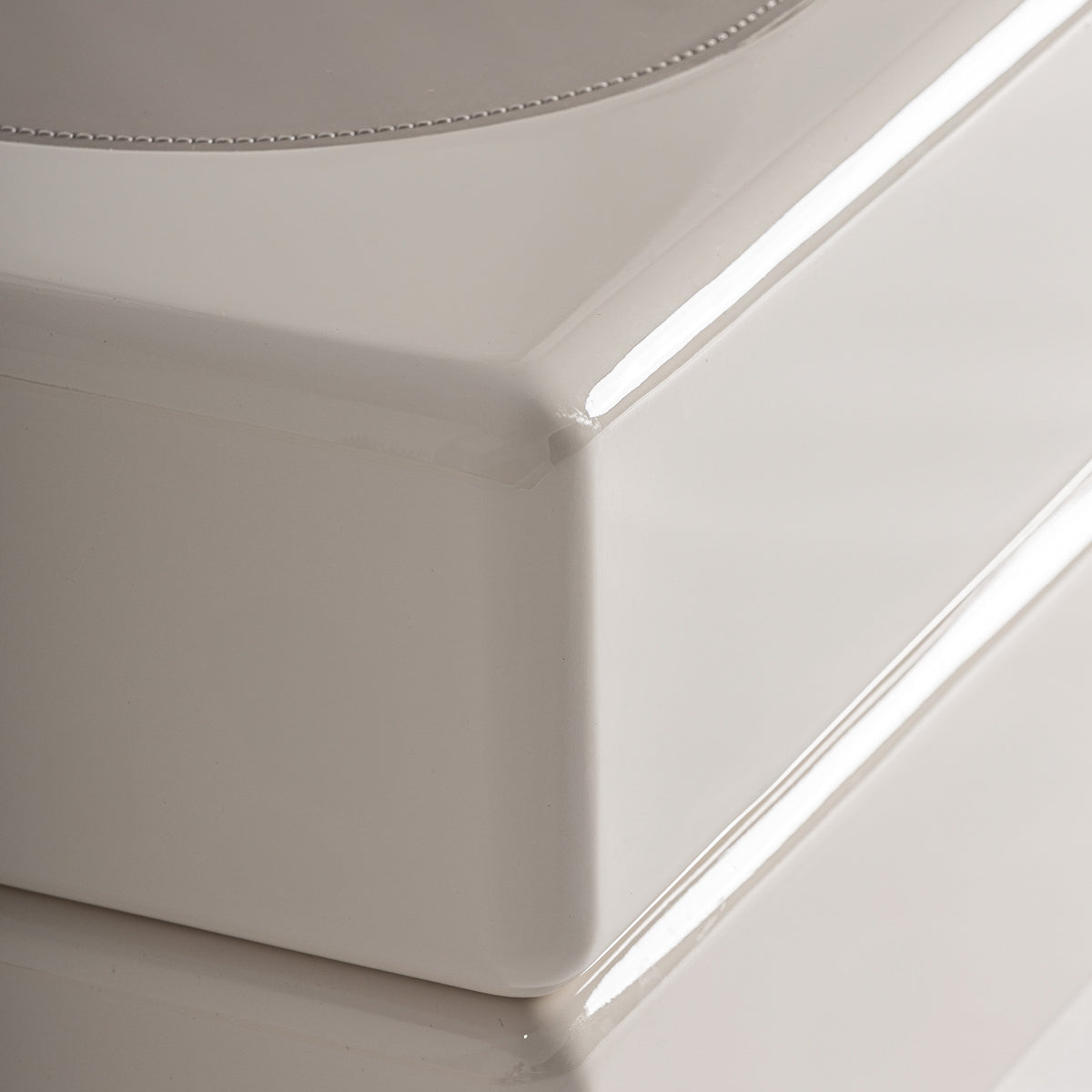 Mesa de centro Whiel — Madera dm crema