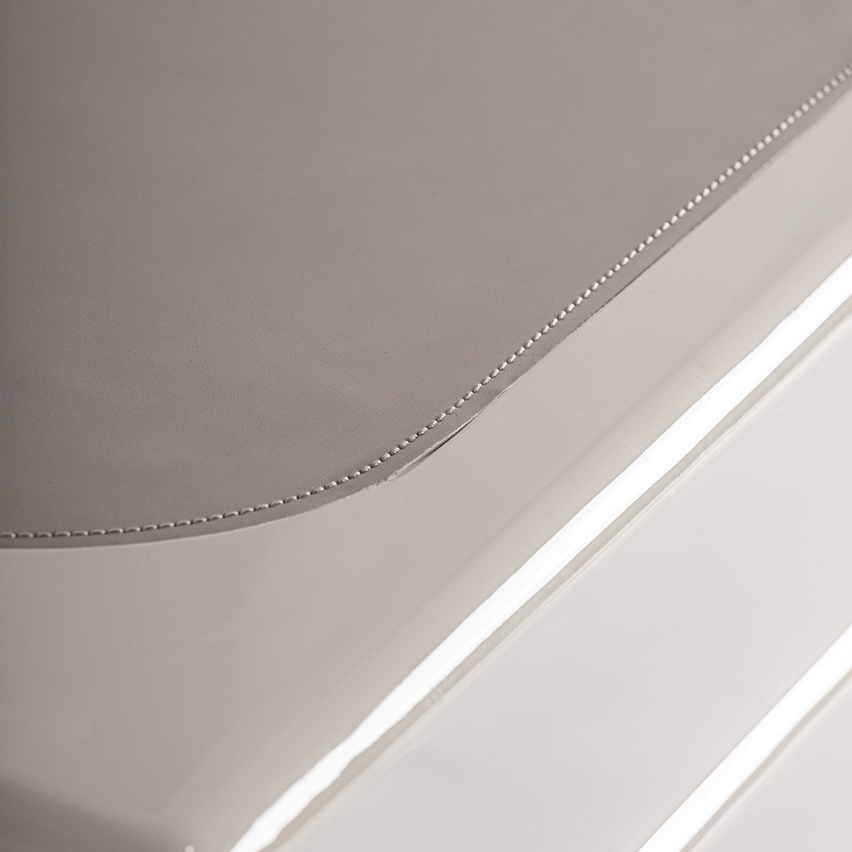Mesa de centro Whiel — Madera dm crema