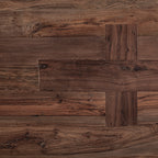 Mesa de comedor Brutalist — Madera de sal marrón teñido
