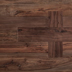 Mesa de comedor Brutalist — Madera de sal marrón teñido