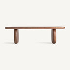 Mesa de comedor Carmaux — Madera de acacia marrón