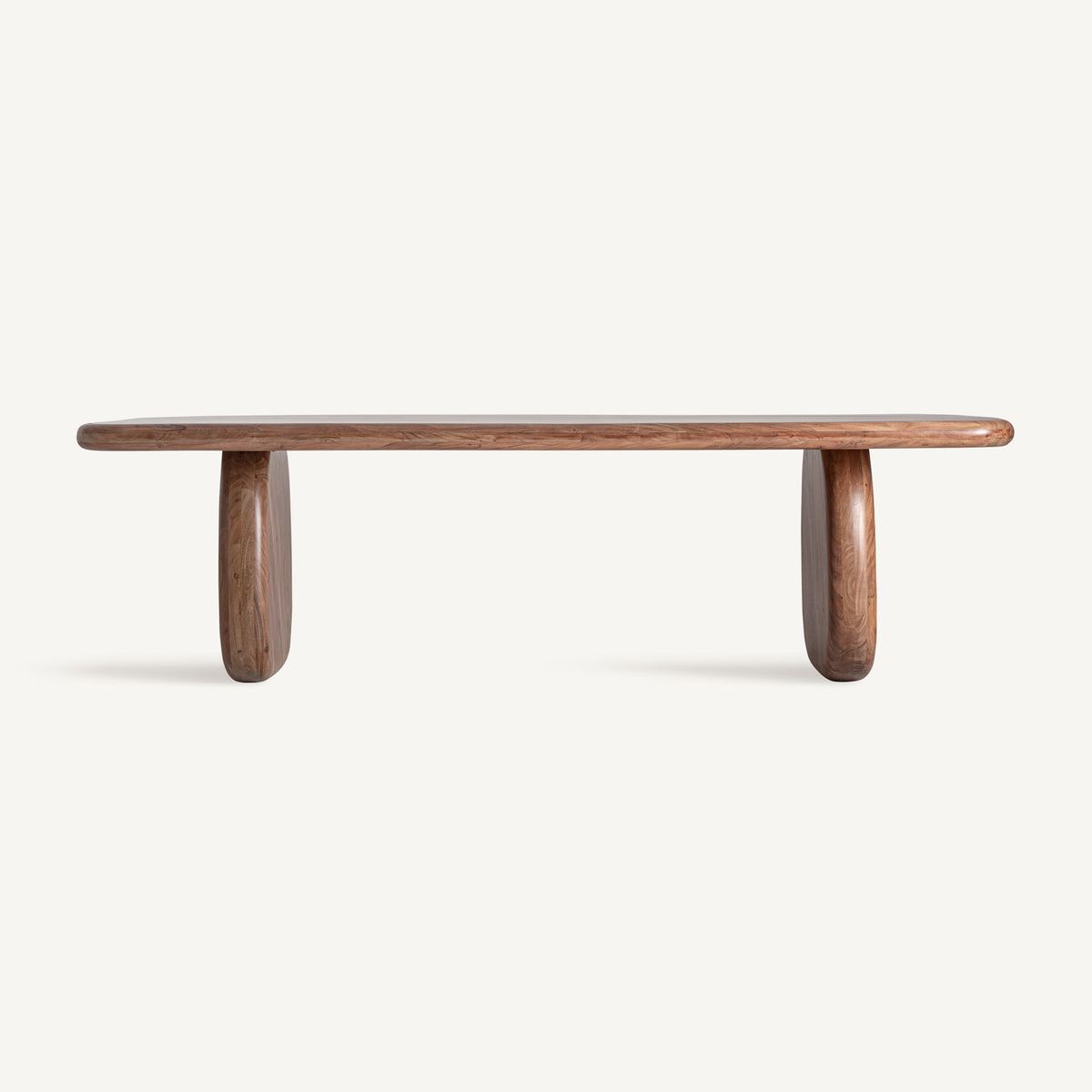 Mesa de comedor Carmaux — Madera de acacia marrón