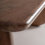 Mesa de comedor Carmaux — Madera de acacia marrón