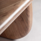 Mesa de comedor Carmaux — Madera de acacia marrón