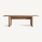 Mesa de comedor Jacquard — Madera de mango marrón claro