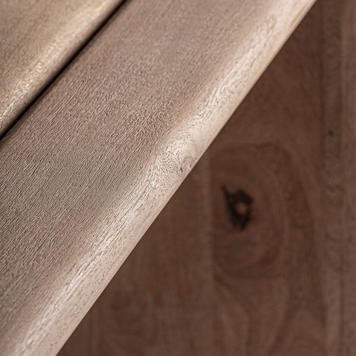 Mesa de comedor Jacquard — Madera de mango marrón claro