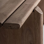 Mesa de comedor Jacquard — Madera de mango marrón claro