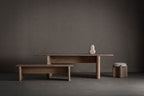 Mesa de comedor Jacquard — Madera de mango marrón claro