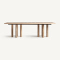 Mesa de comedor Jacquard — Madera de mango marrón claro