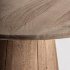 Mesa de comedor Jacquard — Madera de mango marrón claro