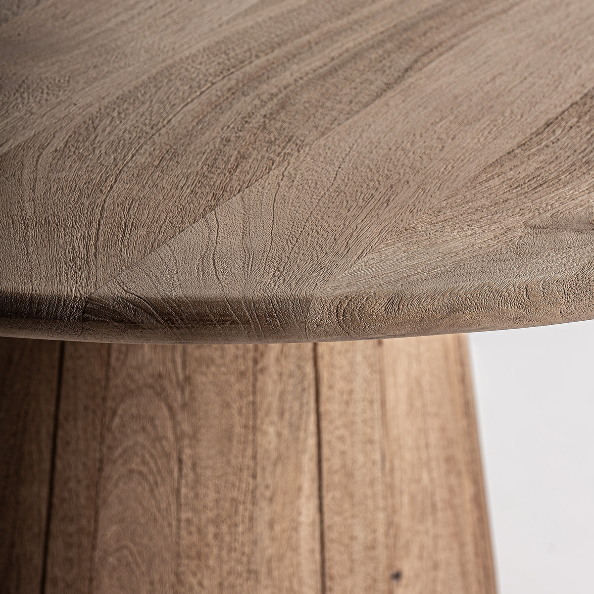 Mesa de comedor Jacquard — Madera de mango marrón claro