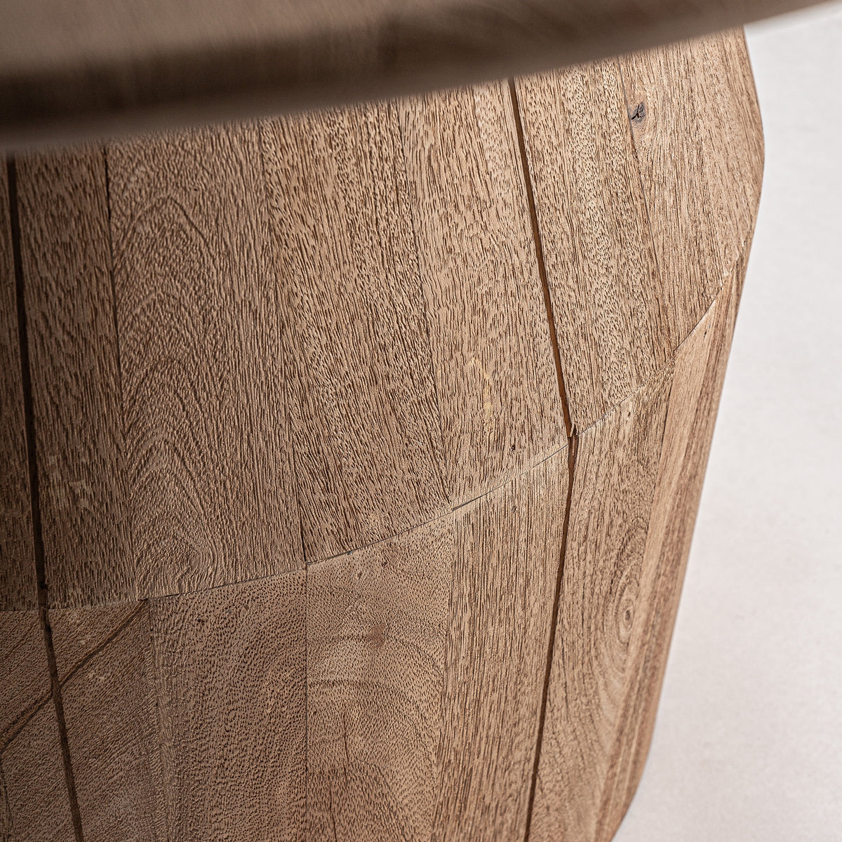 Mesa de comedor Jacquard — Madera de mango marrón claro