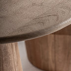 Mesa de comedor Jacquard — Madera de mango marrón claro