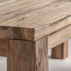 Mesa de comedor Lux — Madera de teca reciclada marrón