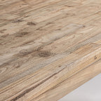 Mesa de comedor Lux — Madera de teca reciclada marrón