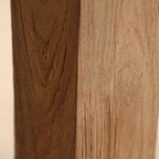 Mesa de comedor Lux — Madera de teca reciclada marrón