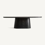 Mesa de comedor Nauen — Madera de mango negro