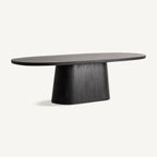 Mesa de comedor Nauen — Madera de mango negro